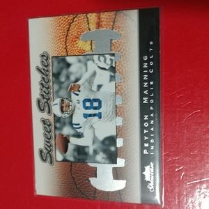 2003 Showcase Sweet Stitches Peyton Manning Indianapolis Colts